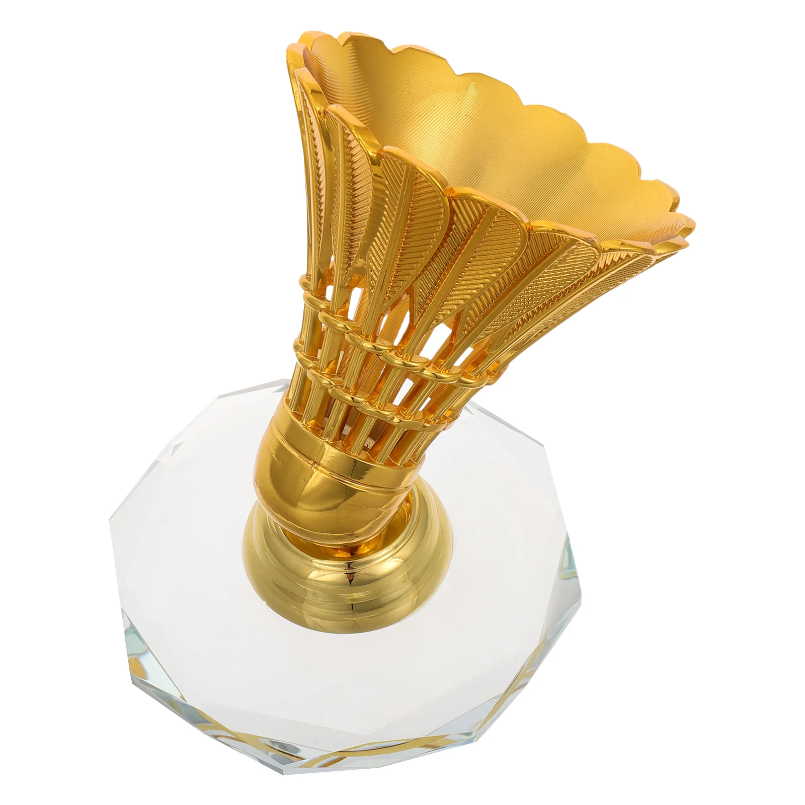 

Badminton Ornaments Car Dashboard Decorations Enthusiast Gifts Player Trophies Rackets Gold Statues Shaped Ornaments Winner