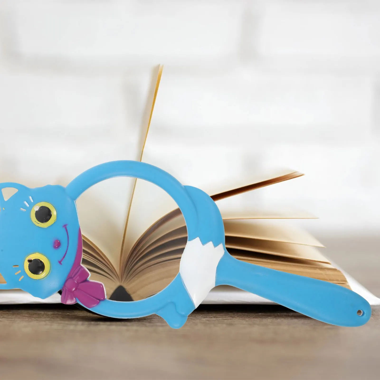 

Cute Animal Design Kids Magnifying Glass 3X Insect Observation Tool Science Learning Outdoor Exploration Classroom Reward