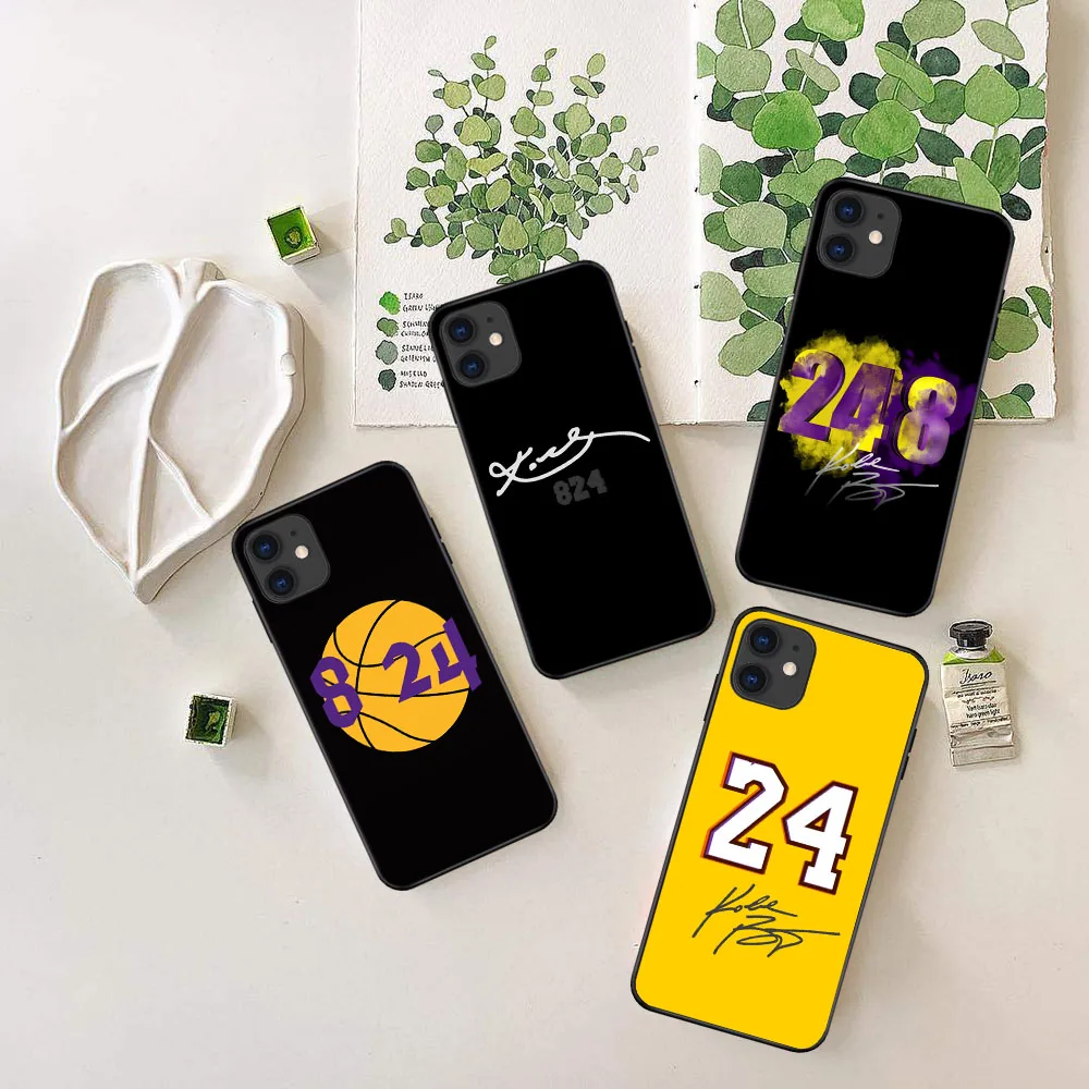 AI-31 K-Kobe Basketball star Soft Case For iPhone 15 14 13 12 11 Mini Max Pro Plus