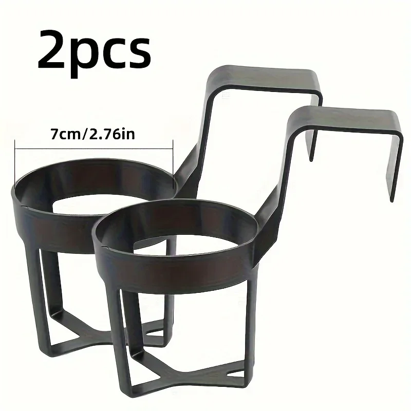 2-Pack Car Cup Holders - Universal Drink Mug Container for Most Vehicles (Non-Slip Base)