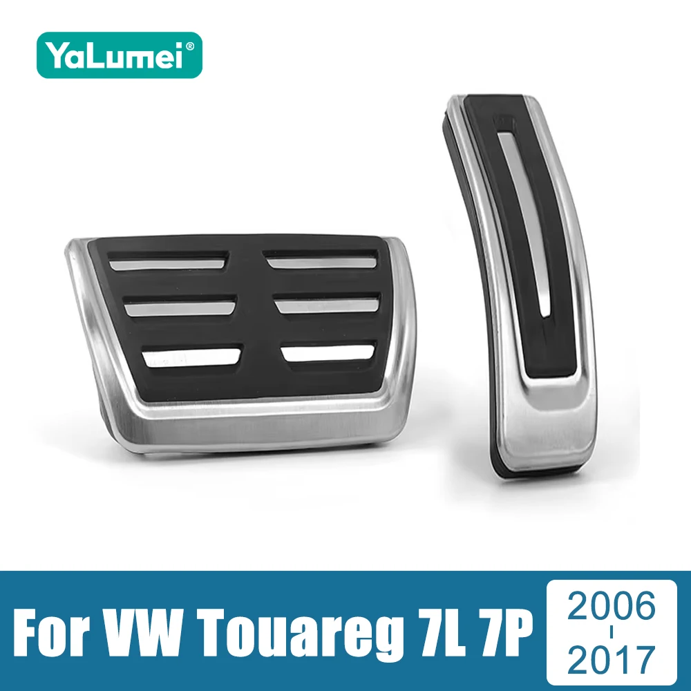 

For VW Touareg 7L 7P 2006 2007 2008 2009 2010 2011 2012 2013 2014 2015 2016 2017 Car Accelerator Brake Pedals Cover Accessories