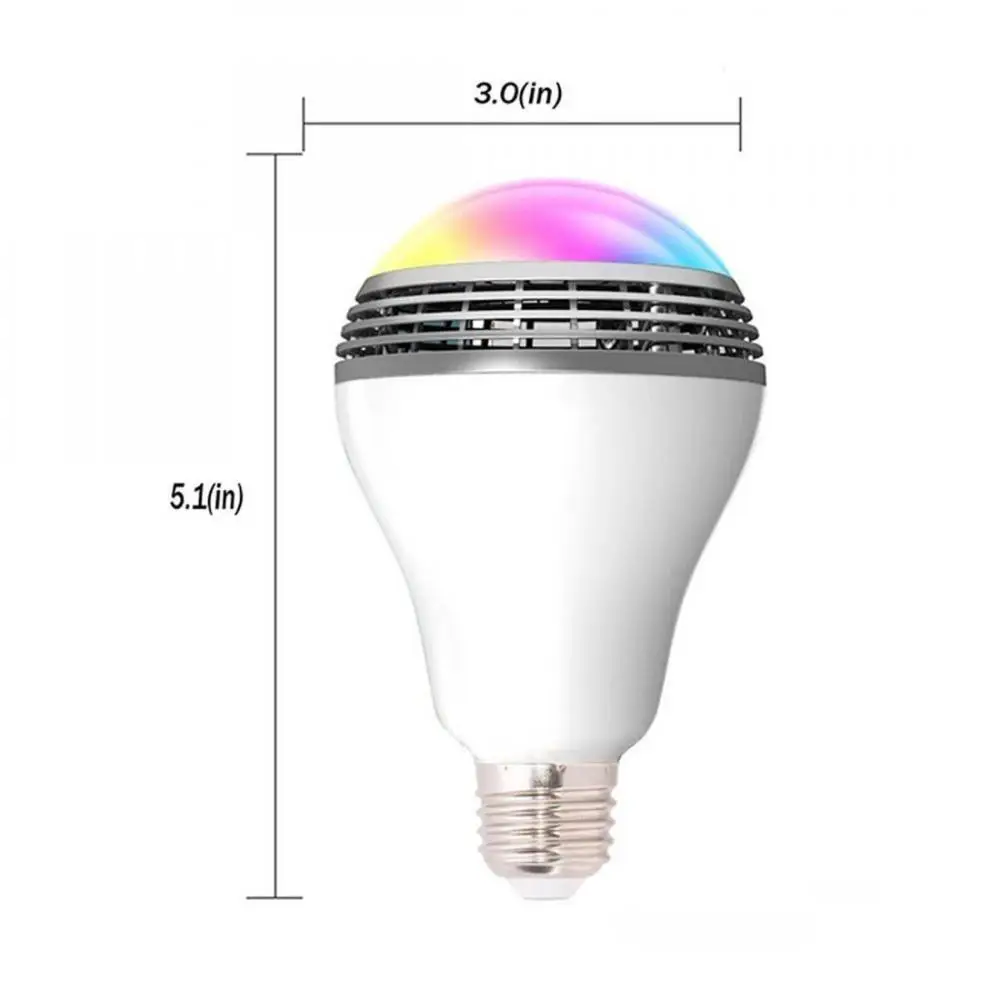 Music Lamps Speaker Led Bulb Light Wireless Control Music Speaker Timer 2023 New Led Lamp Smart