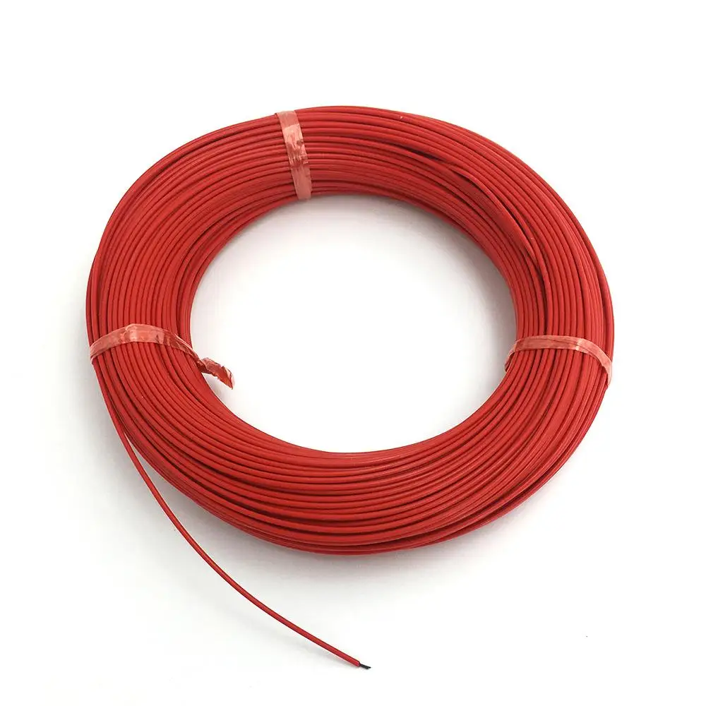 100m/lot Infrared 1K 2K 3K 6K 9K 12K 18K 24K Fluoroplastic Warm Floor Heating Wire DIY Electric Heating Cable Hotline
