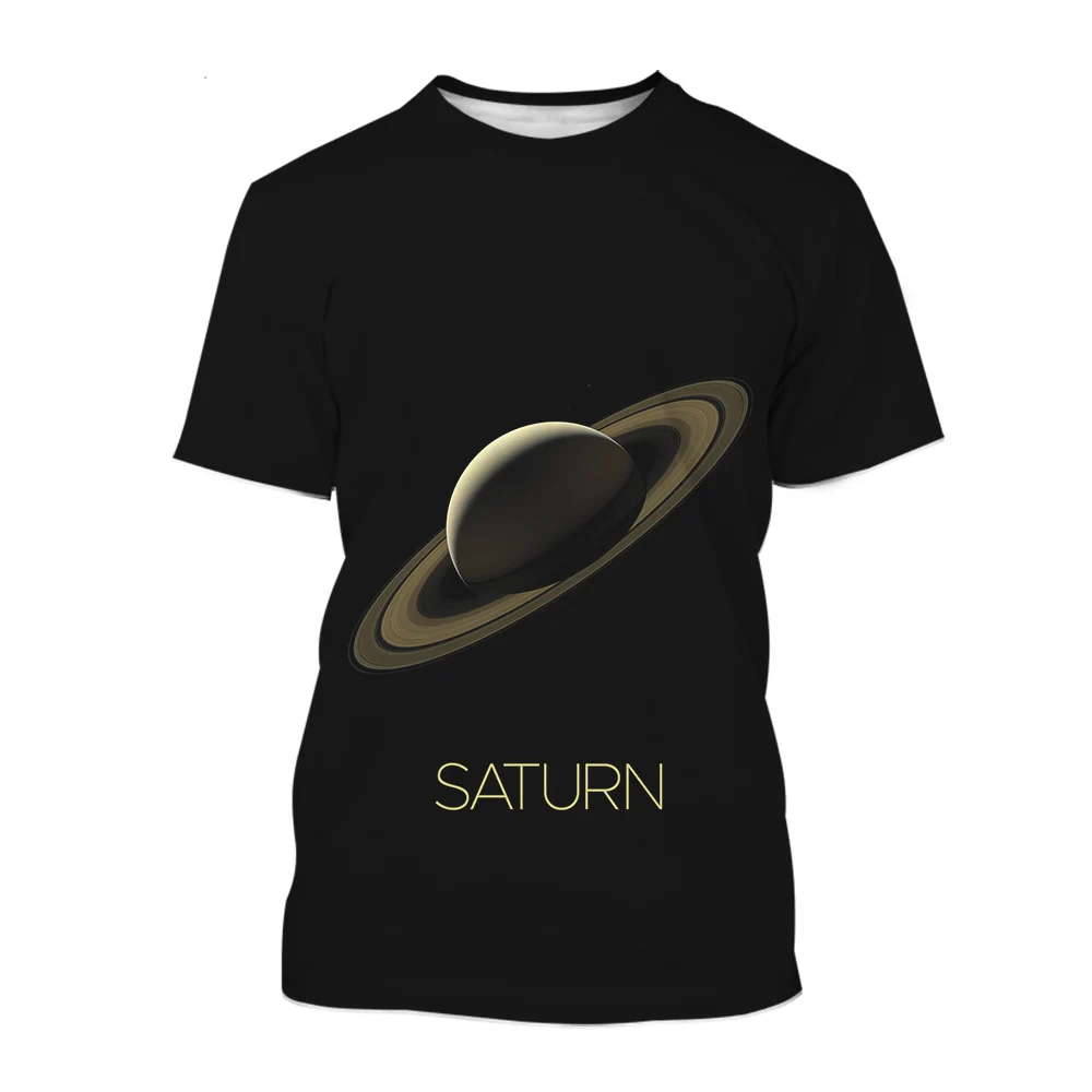 New Earth Galaxy Planet T Shirt 3D Print Men Woman Streetwear Short Sleeves T-Shirts Oversized Harajuku Kids Tops Tees Clothing