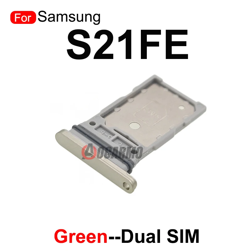 For Samsung Galaxy S21 FE Single Dual SIM Card Sim Tray Card Slot Holder Replacement Parts