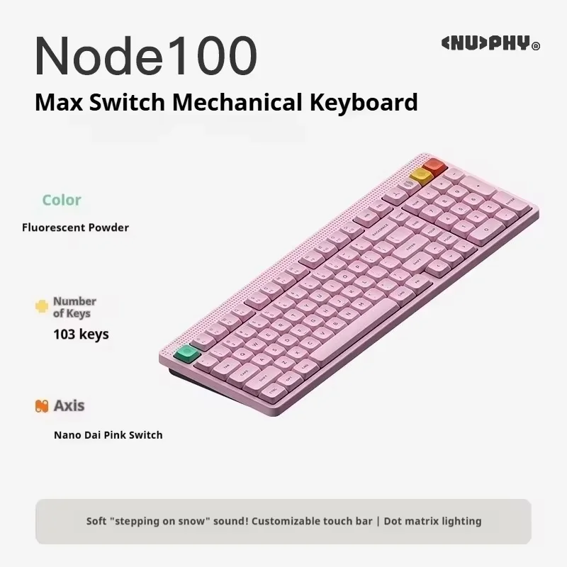 NuPhy Node 100 ハイファイル メカニカルキーボード Amazon.com: NuPhy