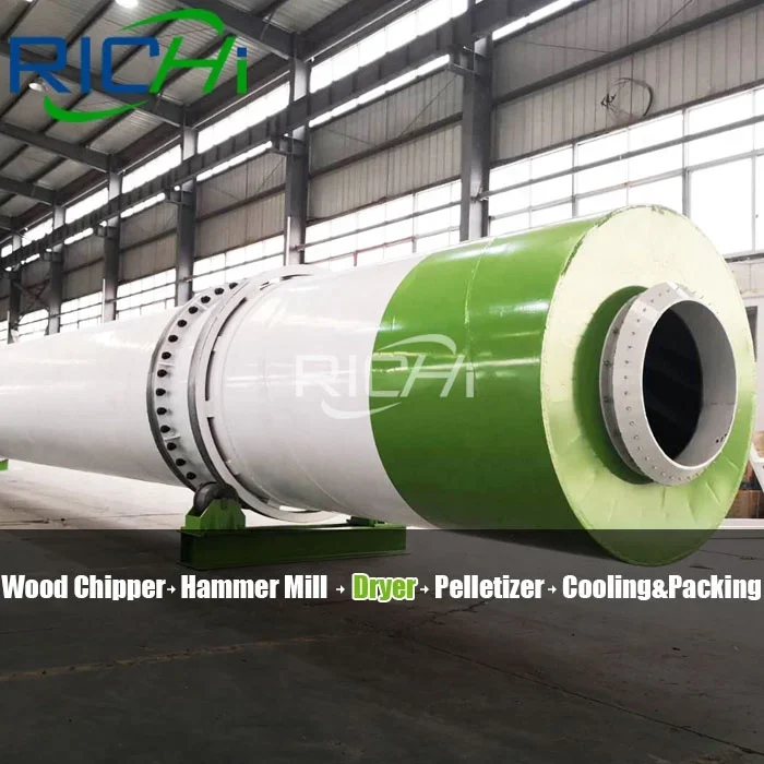 RICHI 1-50 T/H Customized Wood Pellet Production Line Manufacturing Plant Whole Biomass Wood Pellet Line For Sale