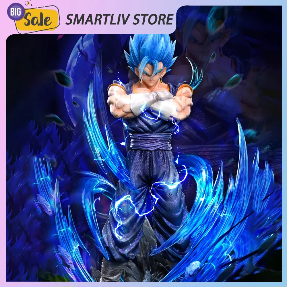 33cm Dragon Ball Z Anime Figure Vegeto Super Saiyan Blue Gk Model Vegitto DBZ YS Vegetto Statue Collection Toys Gift