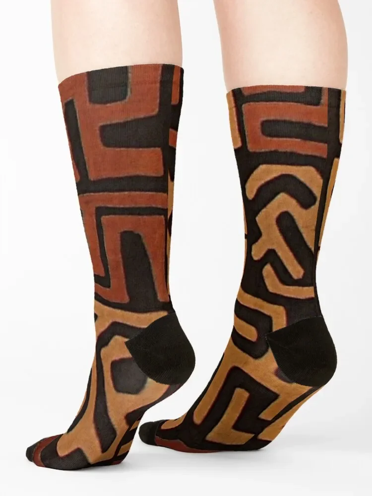 Calcetines con patrón de guardabarros africano para hombre y mujer, calcetines de marca de diseñador