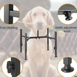 Comedero elevado para perros y gatos – Ajustable y portátil