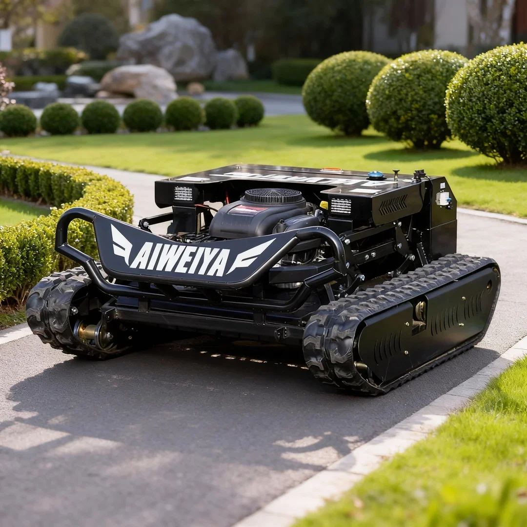 

Customized Wireless Remote Control AWY-900 Zero-Turn Lawn Mower 900mm Wide Cutting Multifunctional With Snow Shovel