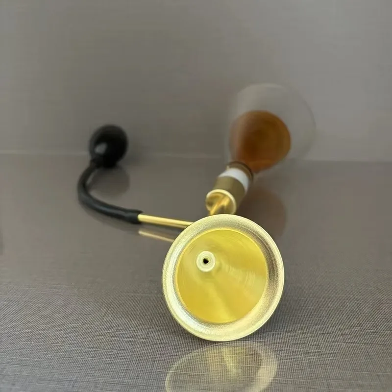 

80ml Brass Perfume Fragrance Essential Oil Coffee Test Glass Bottle Brass Perfume Smelling Bottle Brass Smelling Bottle