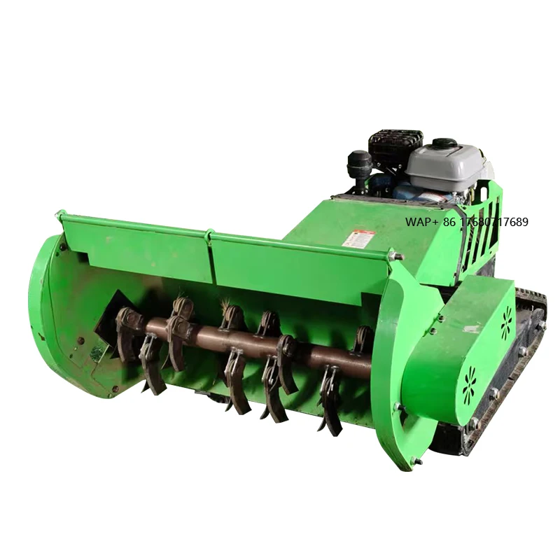 High-power Cheap Grass Cutter 900mm Flail Lawn Robot Crawler Lawn Mower With CE EPA Certificate