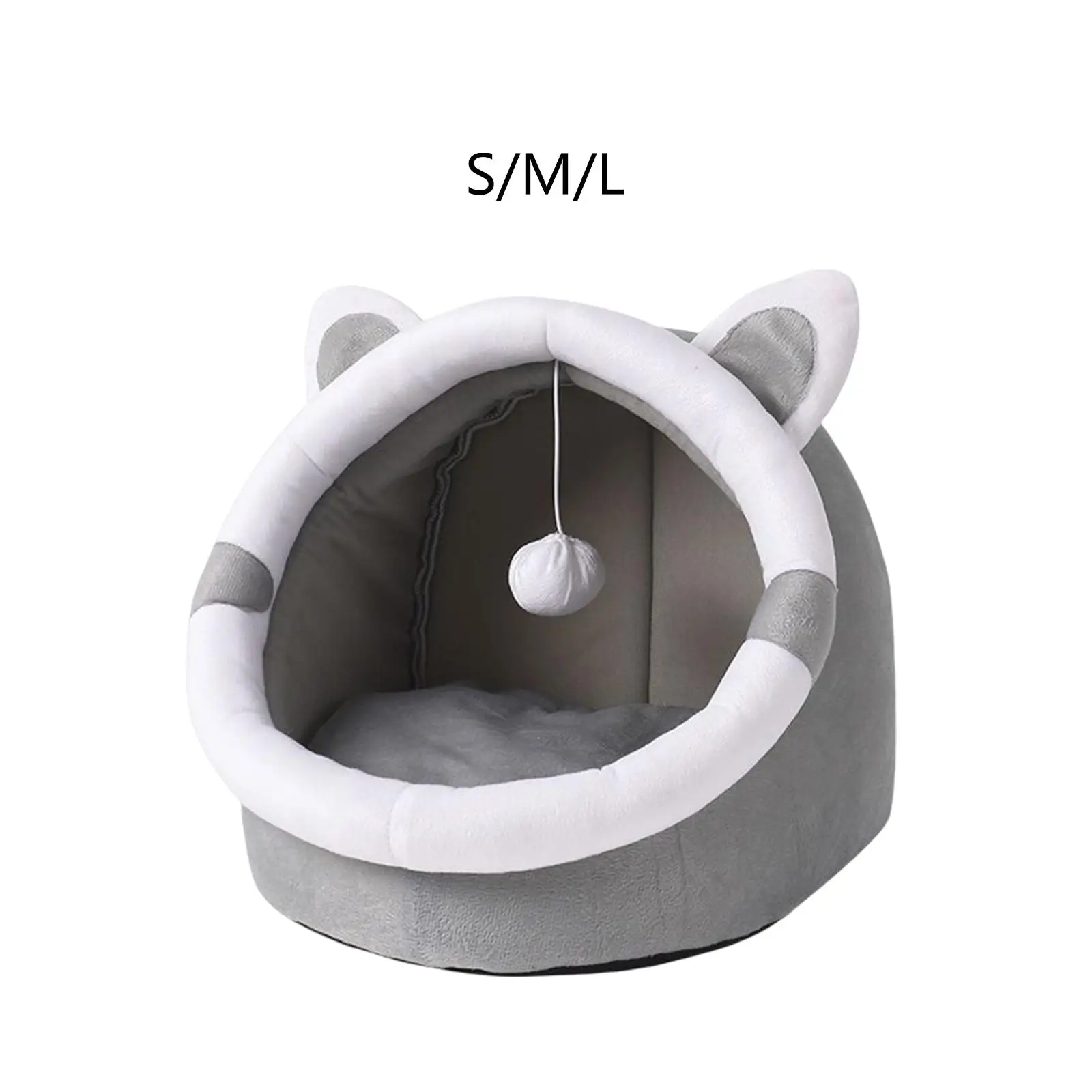 cat Beds for Indoor Cats Cat House Kennel Pad Anti Slip Bottom