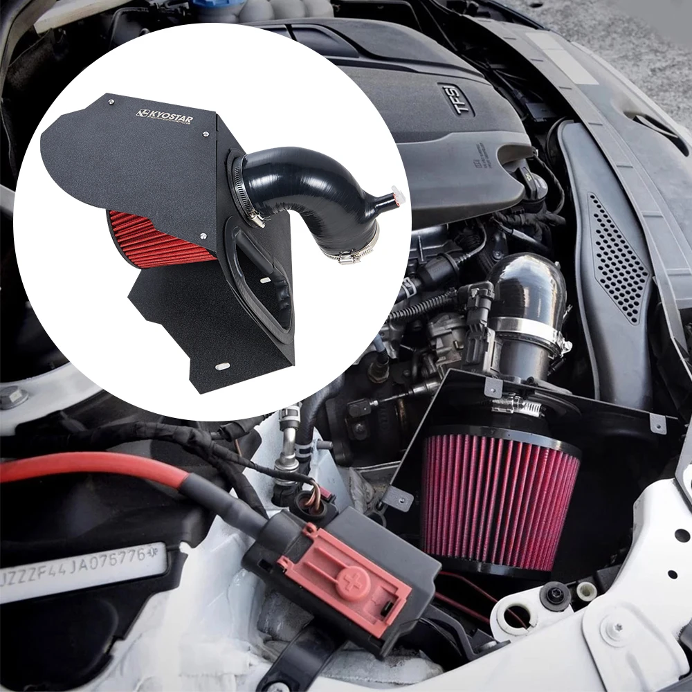 

For 2015+ a4 a5 b9 2T air intake system for 40tfsi 190hp short ram aluminum cold air intake