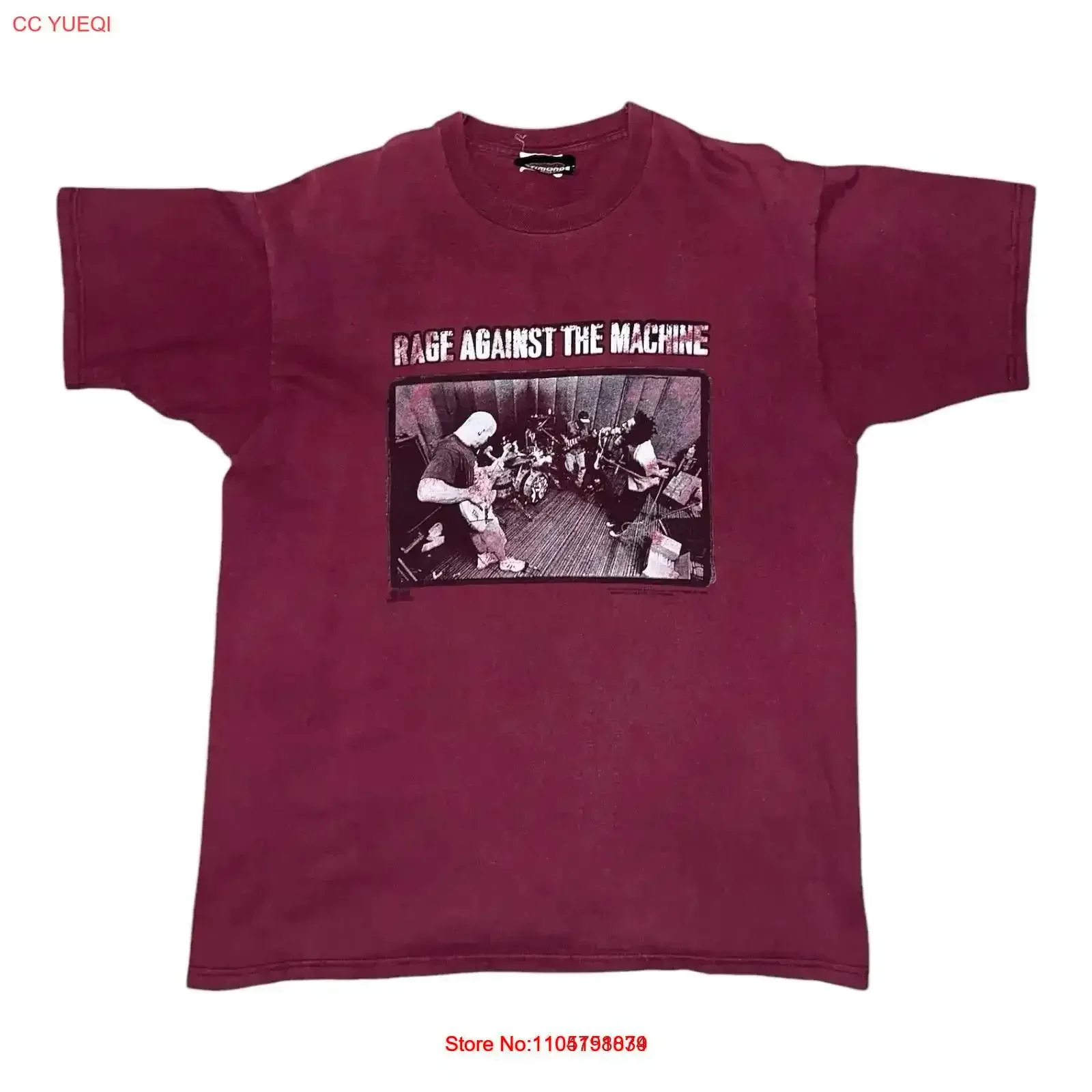 

Vintage 1990s Rage Against The Machine T Shirt Original Band RATM Music XL Washed streetwear Comfortable Casual vintage Washed