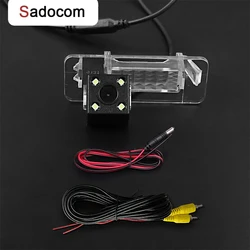 Car CCD 4 LED Night Vision Backup Rear View Camera Parking Assistance Waterproof For Mercedes Benz Smart Fortwo / Smart ED