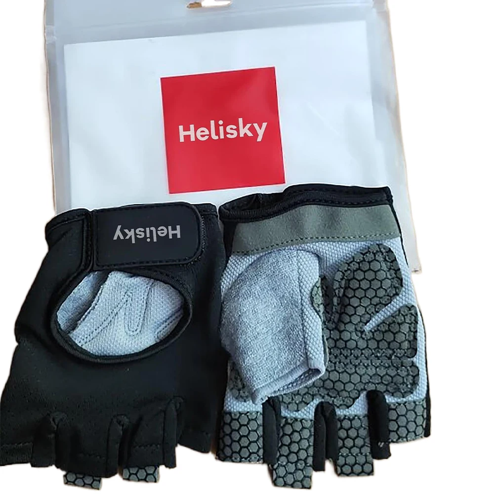 Helisky Bicycling gloves, Women Men Half Finger 3D Gel Bikes Gloves Breathable Bicycling Gloves