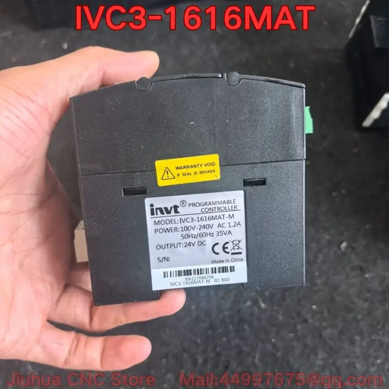 

Second-hand IVC3-1616MAT-M PLC controller functional test is normal models need to be negotiated The latest quotation for 2026