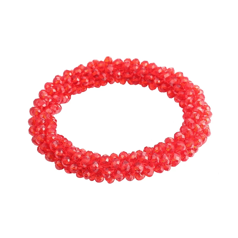 Boho Elastische Armbänder für Frauen, Vintage Stretch Bohemian Femme Haar-Accessoire, Kristallglasperlen-Armbänder, Party-Schmuck, Geschenk – Detail 9