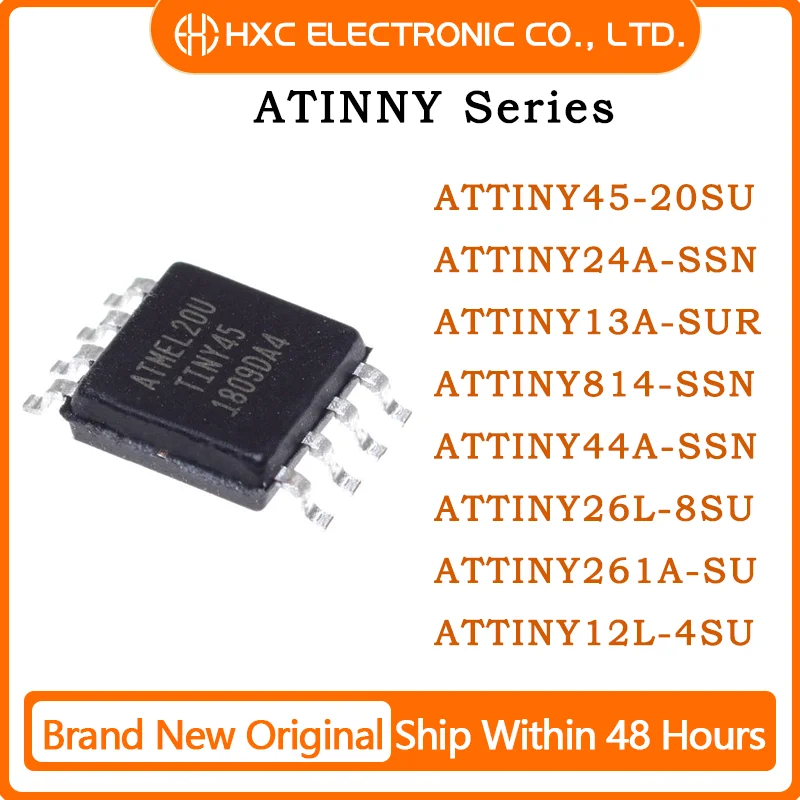 ATTINY45-20SU ATTINY24A-SSN ATTINY13A-SUR ATTINY814-SSN ATTINY44A-SSN ATTINY26L-8SU ATTINY261A-SU ATTINY12L-4SU