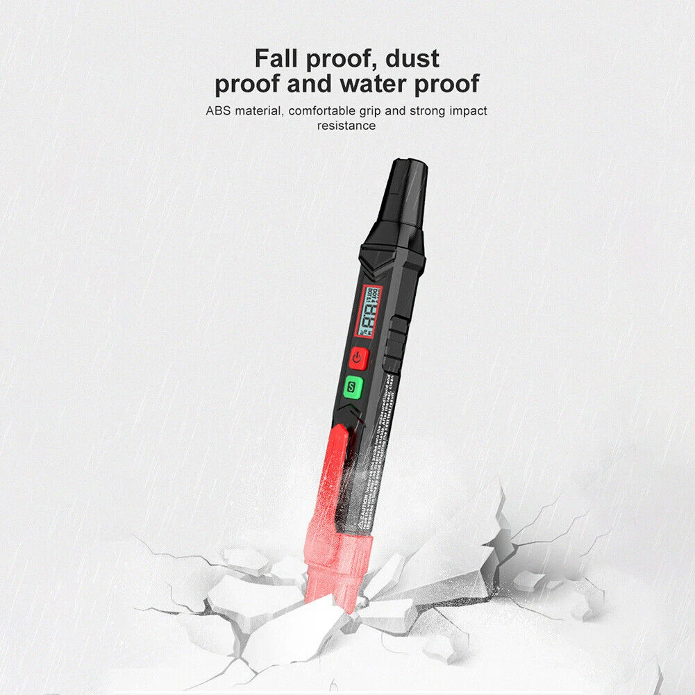 

1pc Brake Tester Pen Dust Prevention ABS Material Brake Fluid Oil Tester Auto Brake Fluid Tester Red Green Backlight