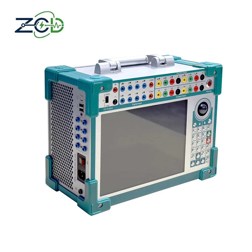 ZCD-S60 Ultra-light 6-Phase Relay Protection Tester 6-Voltage-Current Output for Micro-relay Calibration Test Set
