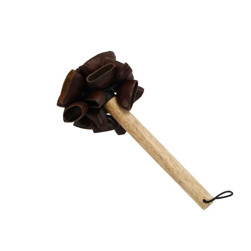 

Sam Musical Instrument Professional Niche Duck Tendon Vine Fruit Bells Hand Crank Sound Therapy Instrument Shell Bells