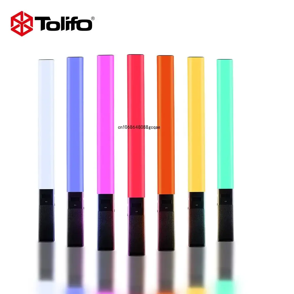 

Tolifo ST-20 LED RGB Video Light Wand Tube Photography Lamp 3000K-6000K 20W Studio Photo Lighting Bar For Youtube TikTok Vlog