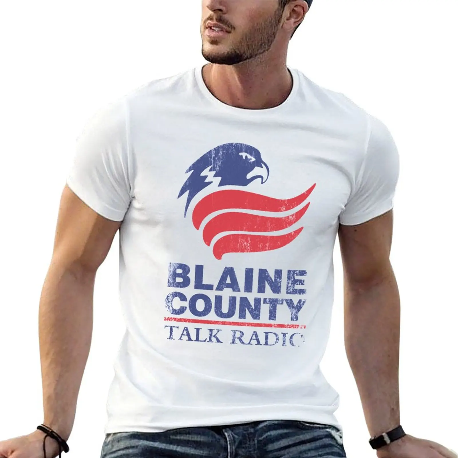 Blaine County Talk Radio T-Shirt Large Size Soft Cotton T-Shirt