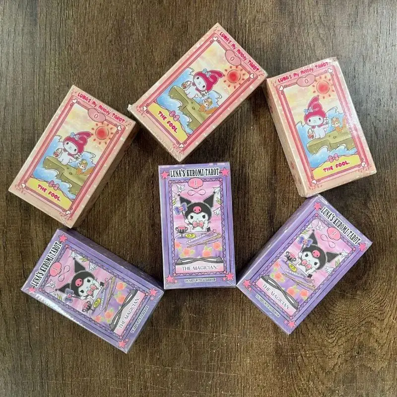 

Карты Таро Sanrio: Куроми, Май Мелоди. Аниме-карты, милые игральные карты, карты для солитера. Секретная библиотека природы. Детские.