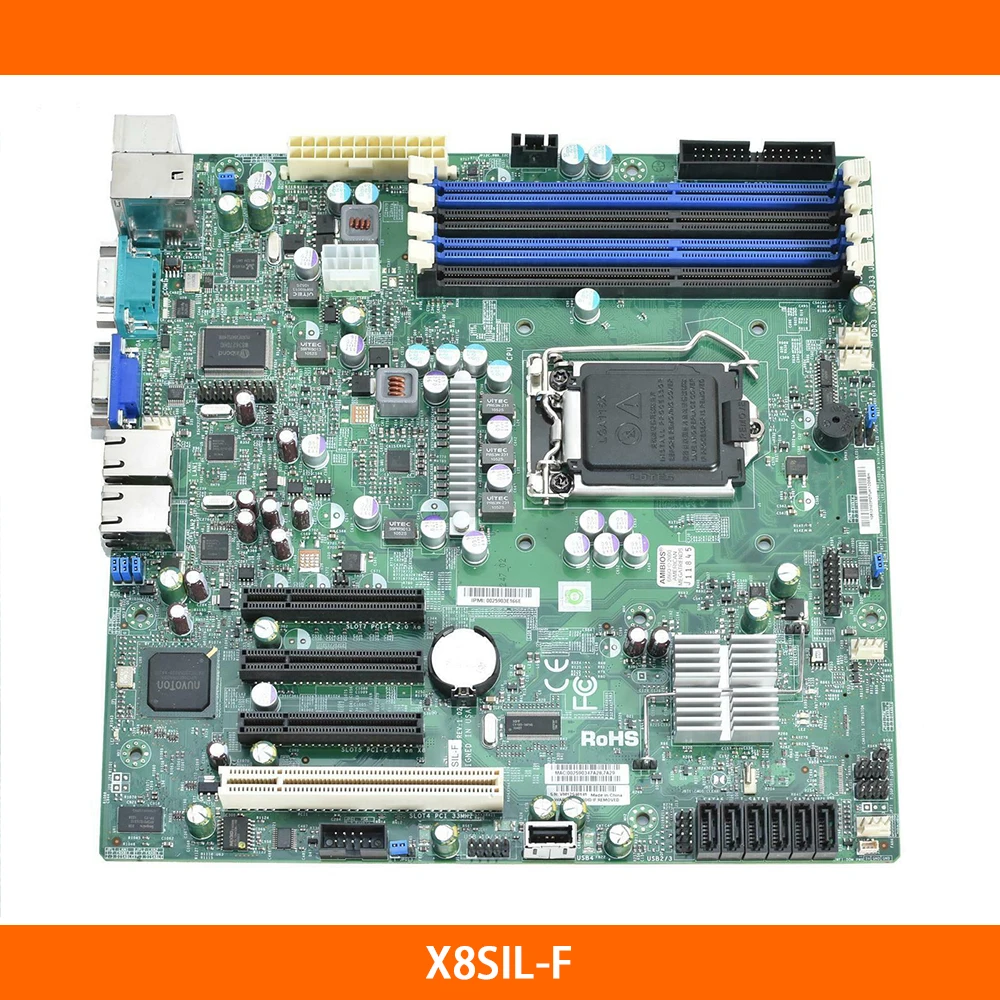 

Desktop Motherboard For Supermicro X8SIL-F 1156 3420 DDR3 System Mainboard Fully Tested