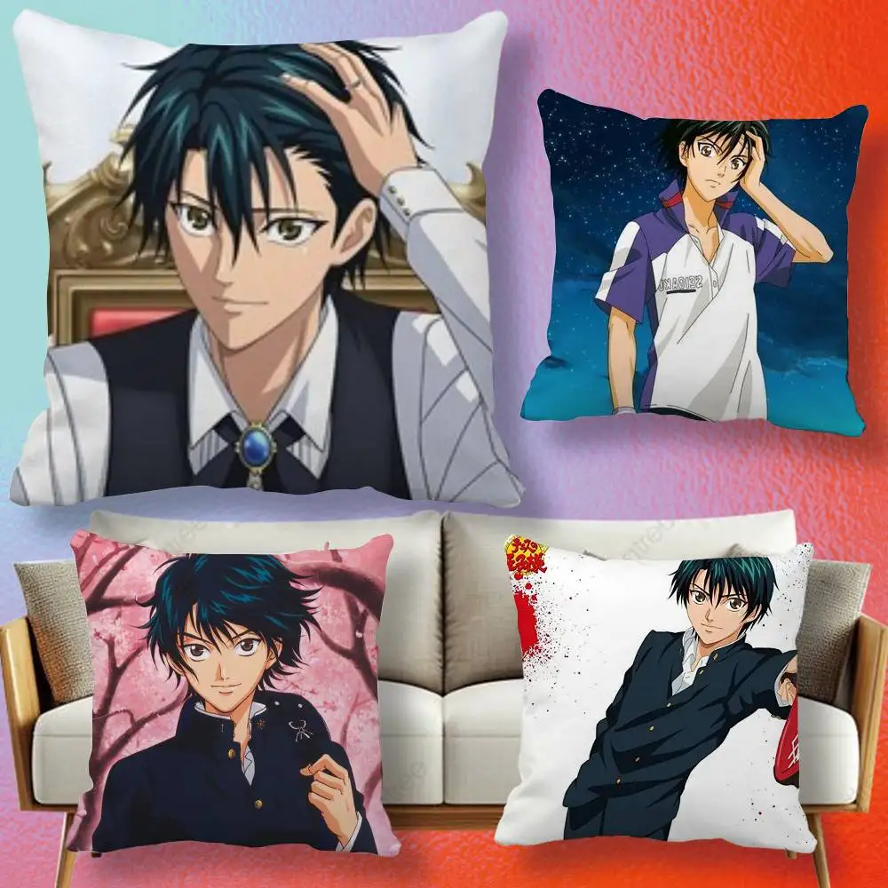 New Prince of Tennis Anime  Pillow cover Soft Microfiber Pillowcase Home Sofa Decor Surprise Decorative printed.