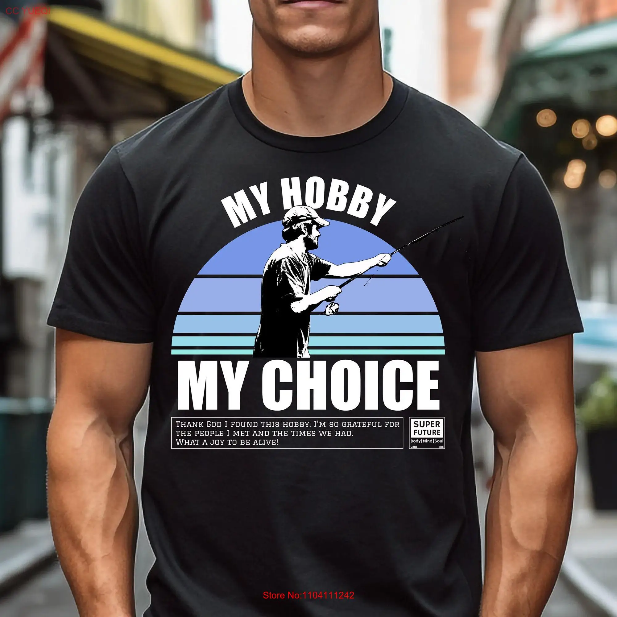 Fishing Enthusiast T Shirt My Hobby Choice Angler's Dream for Fishermen Lakeside Relaxation Aficionado