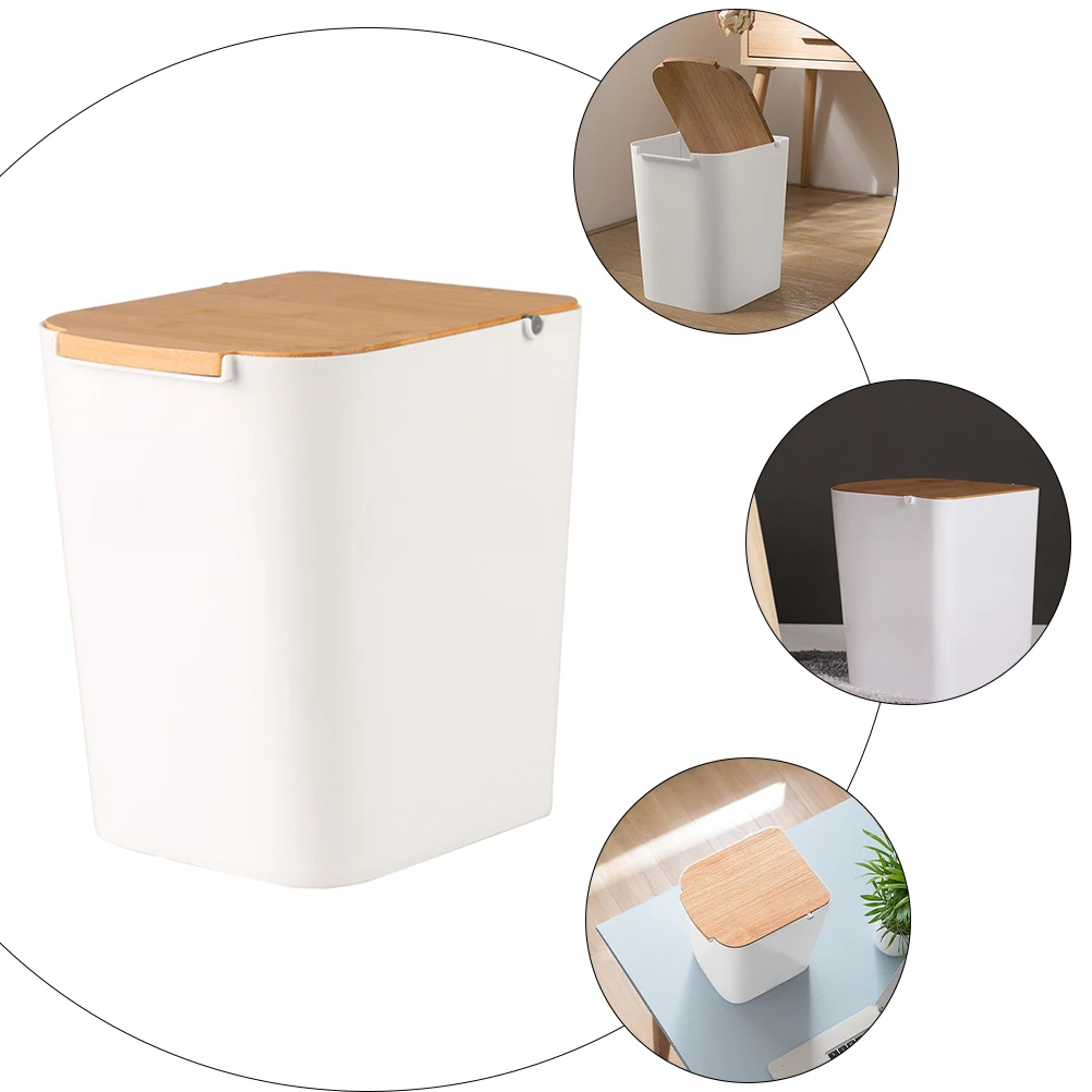 

Cover type Desk Can Household Large Ash Bin Garbage Trash Can Capacity Garbage Box Ash Trash Box bin
