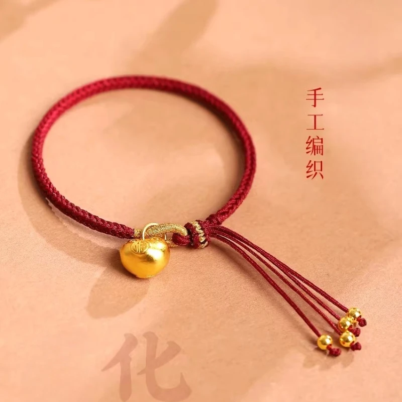Red String Bracelets for Women Chinese Zodiac Year Lucky Bead Fat Blessing Braided Bracelets for Best Friends Gifts
