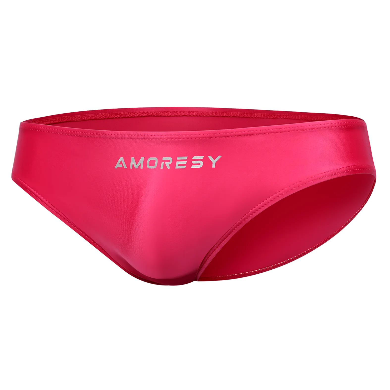 AMORESY-Solid Color Ultra-thin Tight Swimming Trunks, Multi-Color Underwear, Simple Sexy Beach Briefs