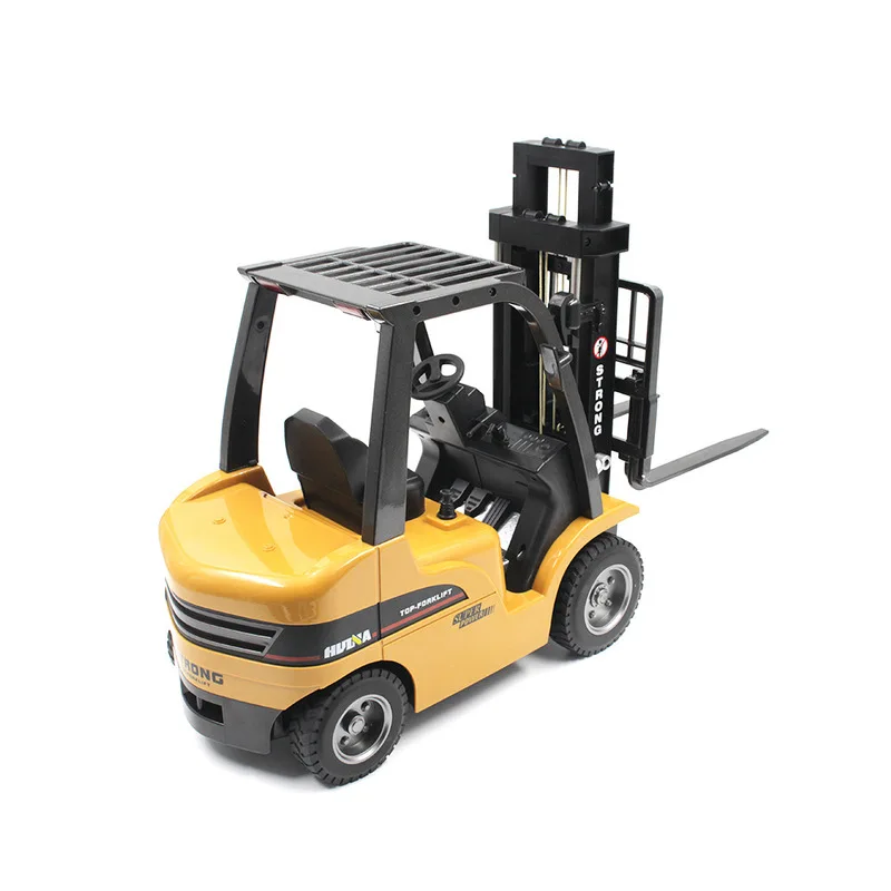 Huina Toys Kinderen Buiten Groot speelgoed legering simulatie vorkheftruck 8-kanaals draadloze afstandsbediening technisch voertuig