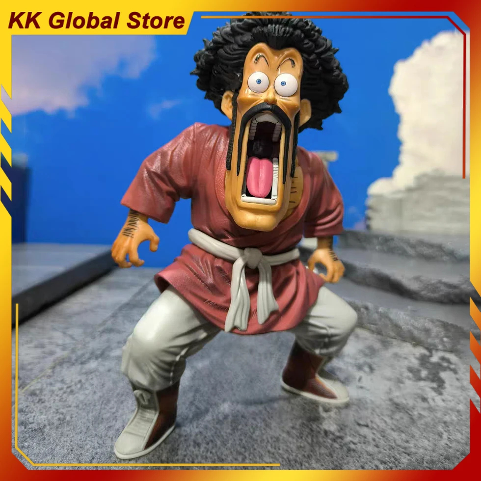 

Dragon Ball Hercule Funny Surprise Double Heads Replaceable Perimeter PVC Model Statue Desktop Decoration Ornaments Gifts Toys