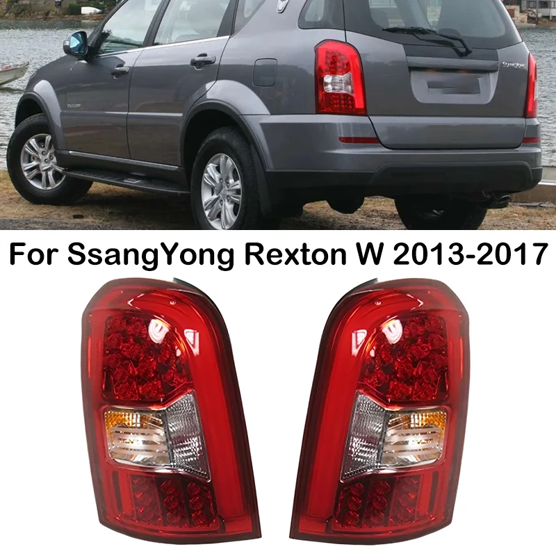 For SsangYong Rexton W 2013-2017 LED Car Rear Tail Light Turn Signal Light Brake Lamp High Configuration 8360108C00 8360208C00