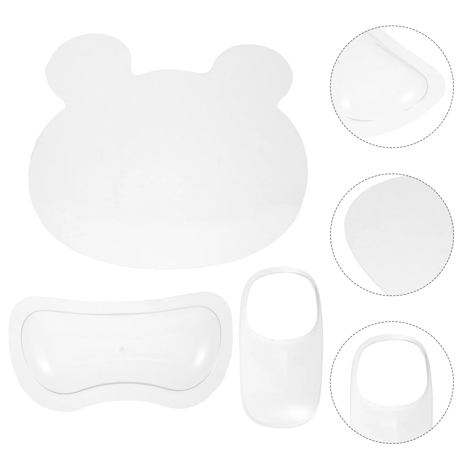 

3 шт. набор ковриков для мыши, фетровая полированная поверхность, подставка для запястий, нескользящая эргономичная игровая офисная коврик для ноутбука, коврик для мыши, поддержка клавиатуры