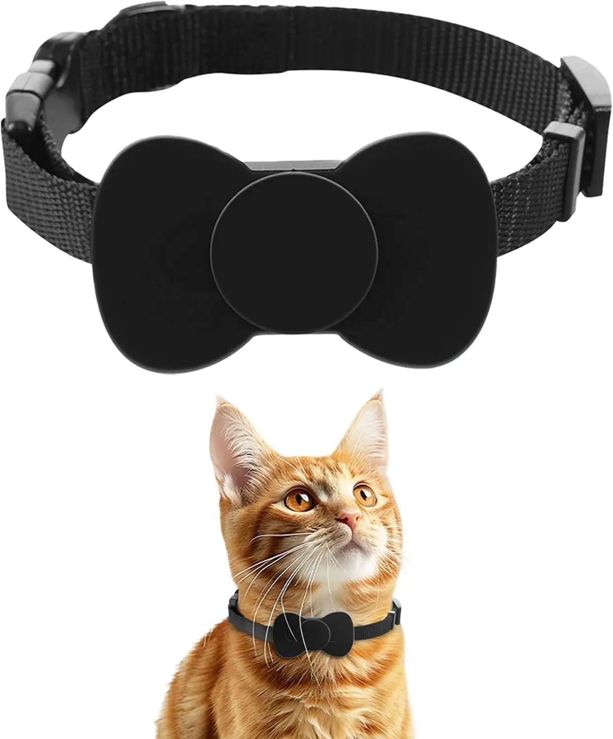 New GPS mini tracking collar, adjustable with waterproof tracker, suitable for cats and dogs anti-lost tracker, no monthly fee,