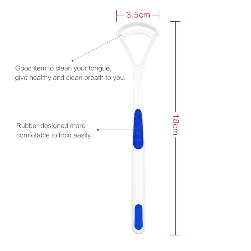 مكشط منظف اللسان واللسان ، أدوات العناية بالأسنان ، فرشاة تنظيف ، 2 فموية لكل عبوة
