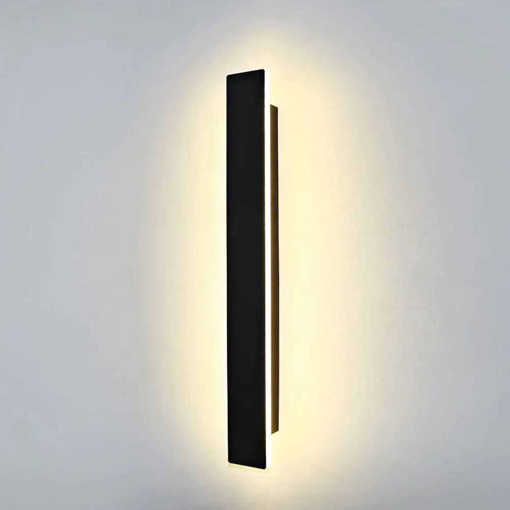 Mount Sconce Lamp Modern Linear Wall 15W 40cm Acryl Background Strip Decor Light Fixture for Bedroom Hallway Aisle Hotel Room