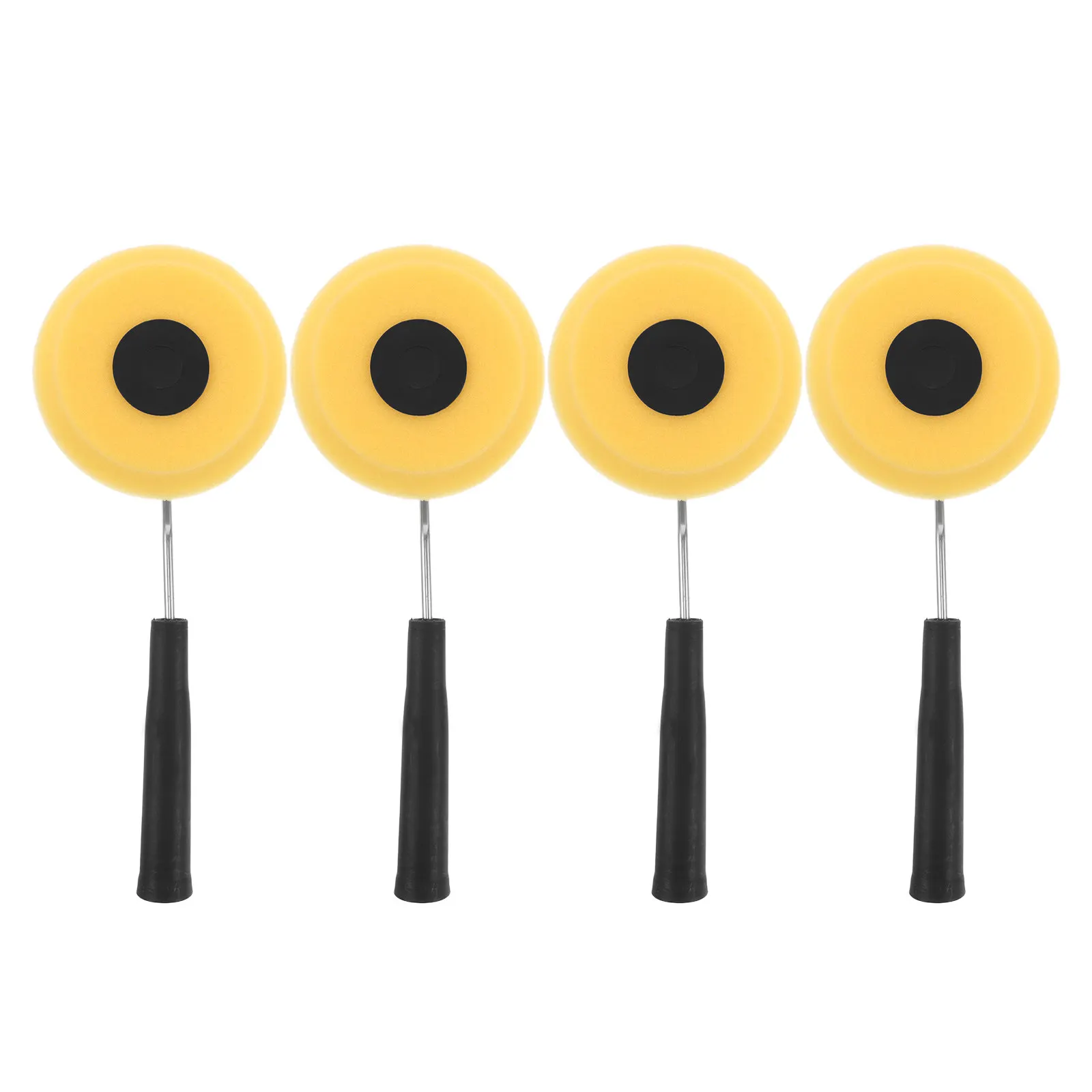4Pcs Corner Painting Brush Set Foam Paint Roller Wall Corner Painter Tool for Home Office Drywall Edger Cleaning Sponge Brushes