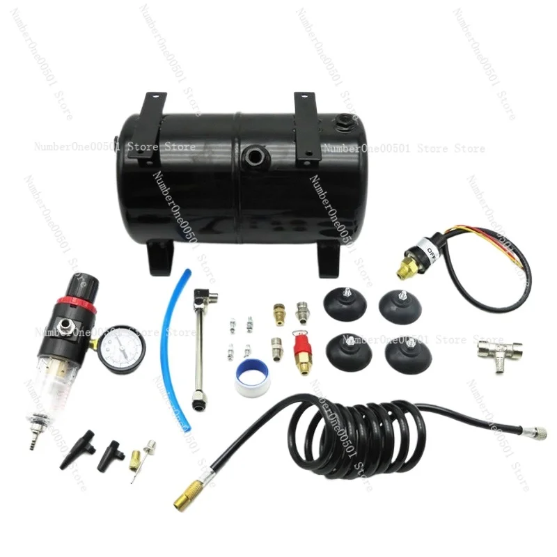 AS18B 186 Air Compressor with Tank High Pressure Spray Gun for Painting Cleaning