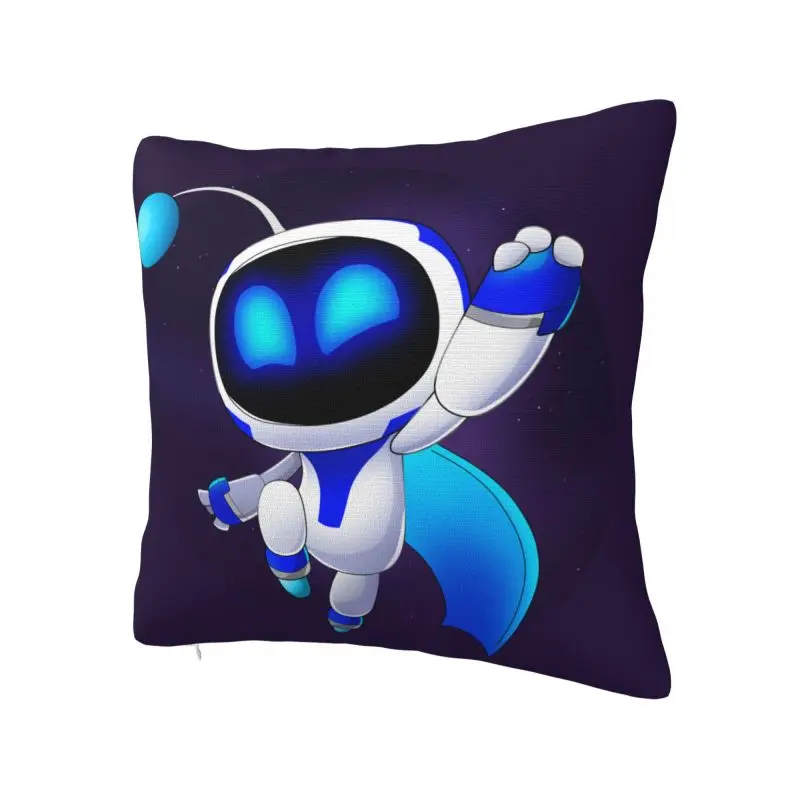 Custom A-Astro Bots Game Cushion Cover Home Decorative 3D Printing Throw Pillow Case for Sofa Two Side