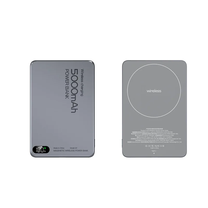 

MagSafe Magnetic Wireless Power Bank 10000mAh 15W Fast Charging Portable External Auxiliary Battery for iPhone 16/15/14 Xiaomi