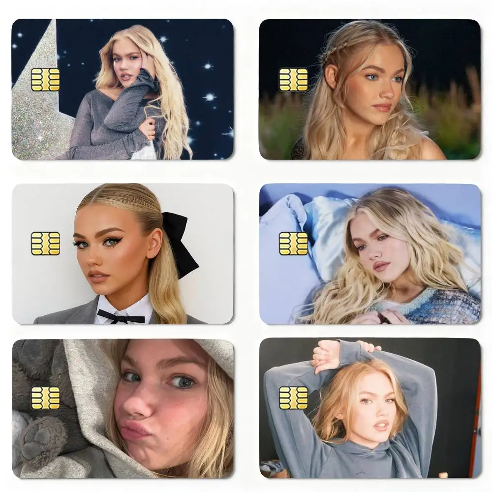 F-Freya S-Skye Singer Credit Card Skin Stickers For VISA Bank Bus Metro Access Card Protective Film Cover Sticker
