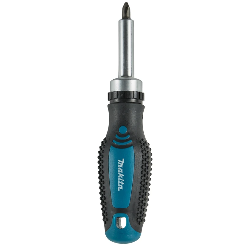 Makita D-58833 Magnetic Ratchet Hand Screwdriver Semi-Automatic Positive Negative Rubber Nonslip Hand Tools Screwdriver